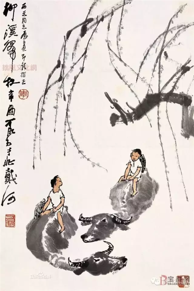 李可染一生創(chuàng)作作品1000件，市場(chǎng)拍了8000件，90%是假的